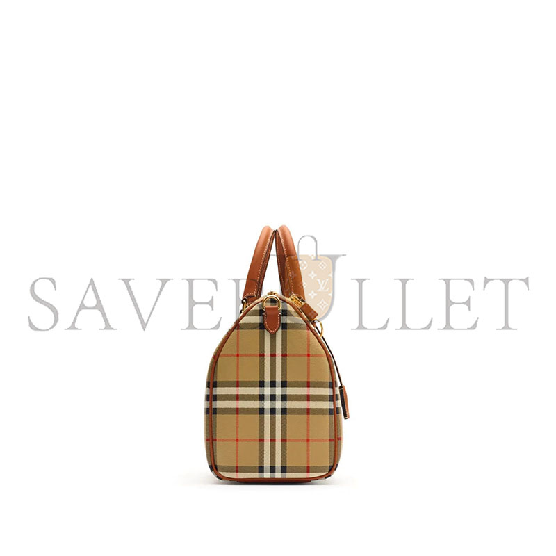 BURBERRY MEDIUM CHECK BOWLING BAG 81190491 (30*21*14.5cm)